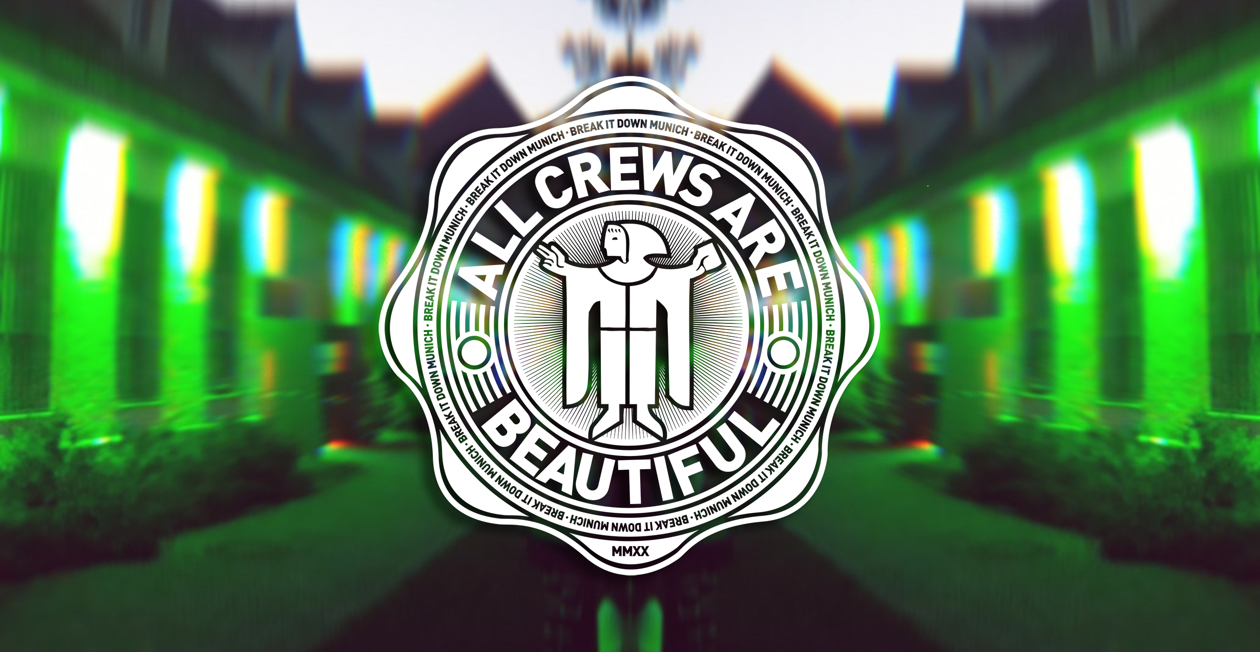 Poster: 03.10.20 Break it Down pres. All Crews Are Beautiful #09 (Biergarten Edition)