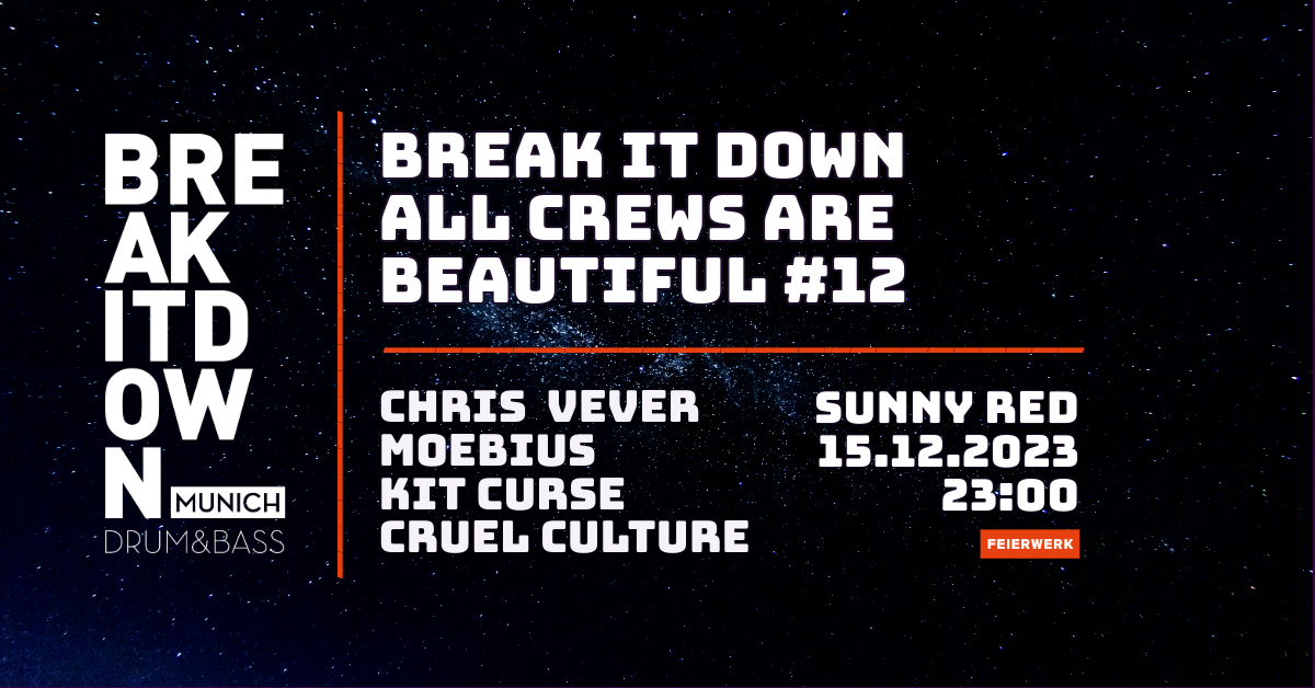 Poster: 15.12.23 Break it Down pers. All Crews Are Beautiful #12